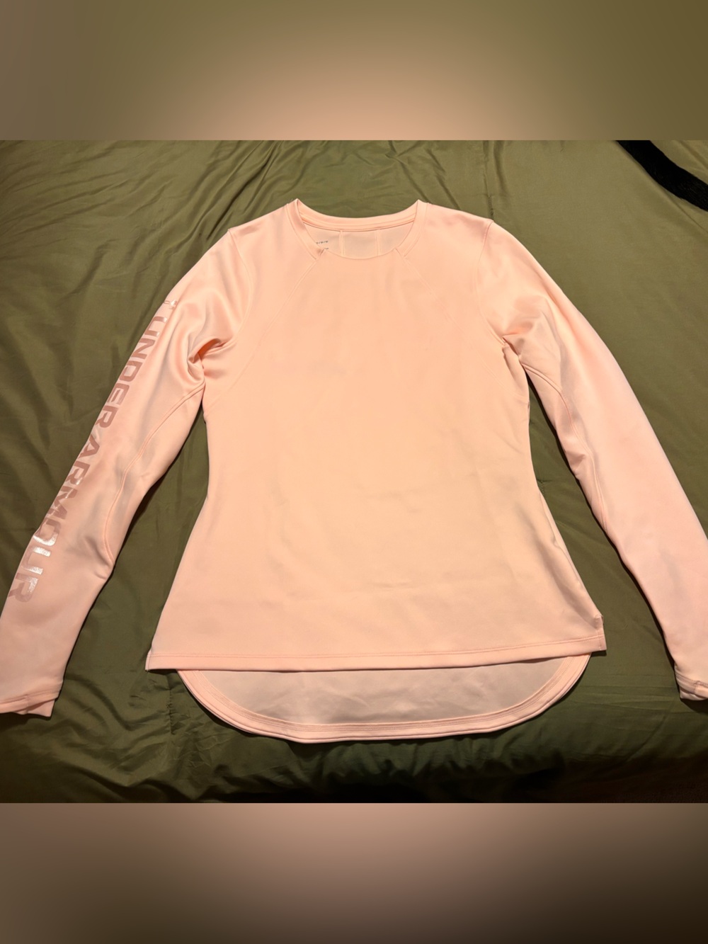 Under Armour Women's Light Pink Long Sleeve Active Top